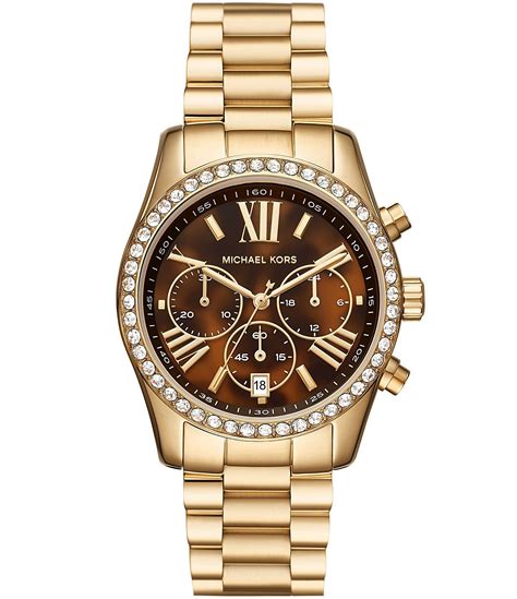 michael kors lexington ladies chronograph